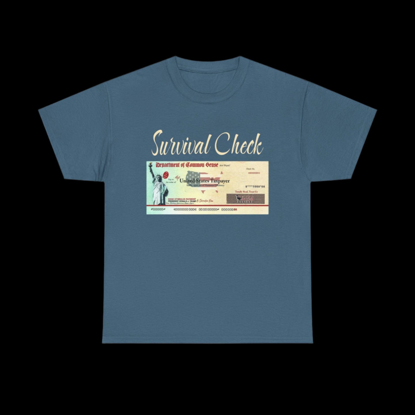 Survival Check Stimulus Check Custom T-Shirt
