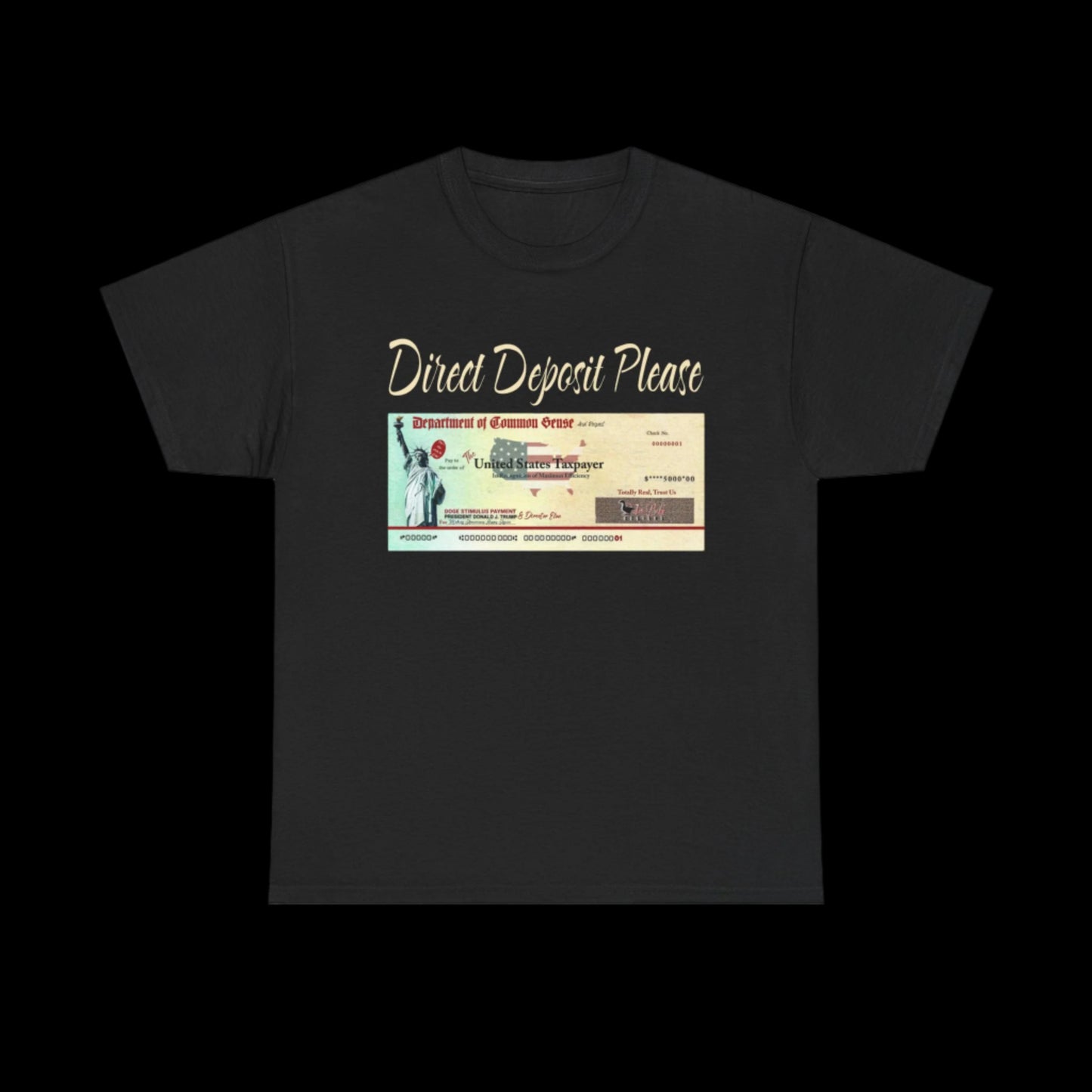 Direct Deposit Please Stimulus Check Custom T-Shirt
