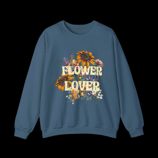 Flower Lover Custom Unisex Crewneck Sweatshirt