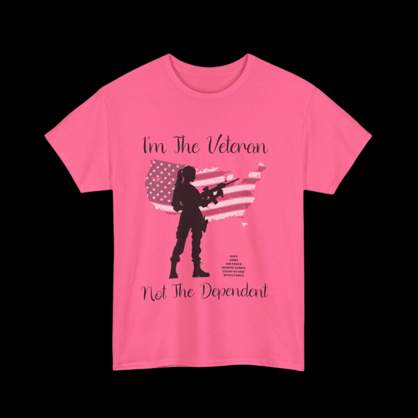 I'm The Veteran Not The Dependent Custom T-Shirt