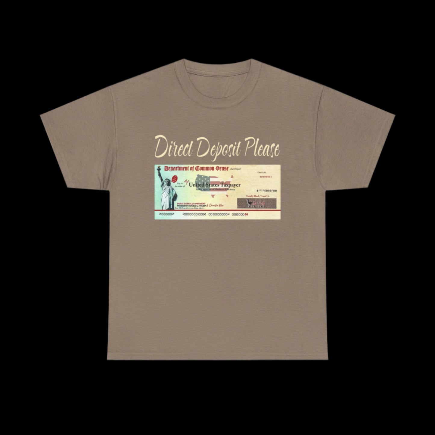 Direct Deposit Please Stimulus Check Custom T-Shirt