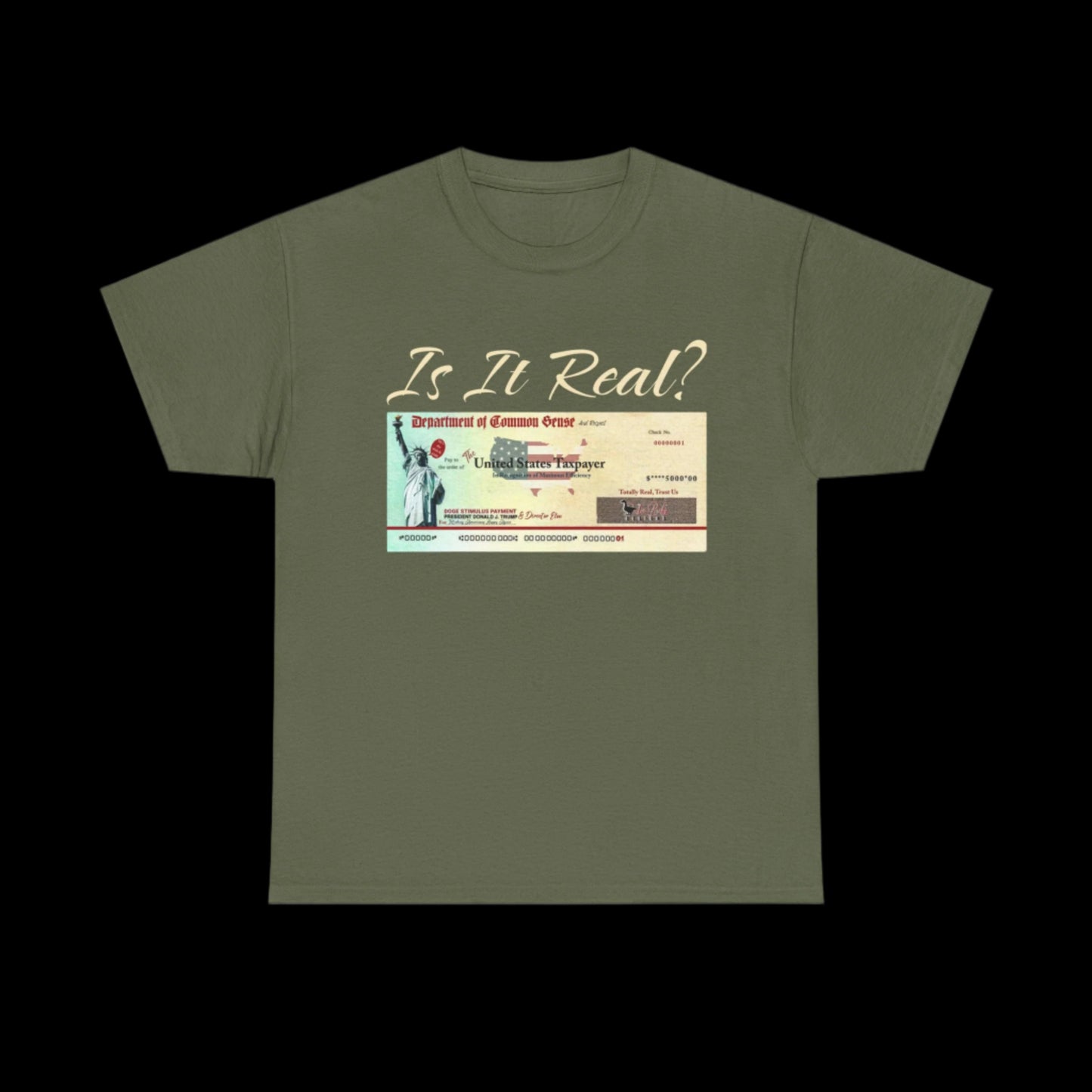 Is This Real? Stimulus Check custom T-Shirt