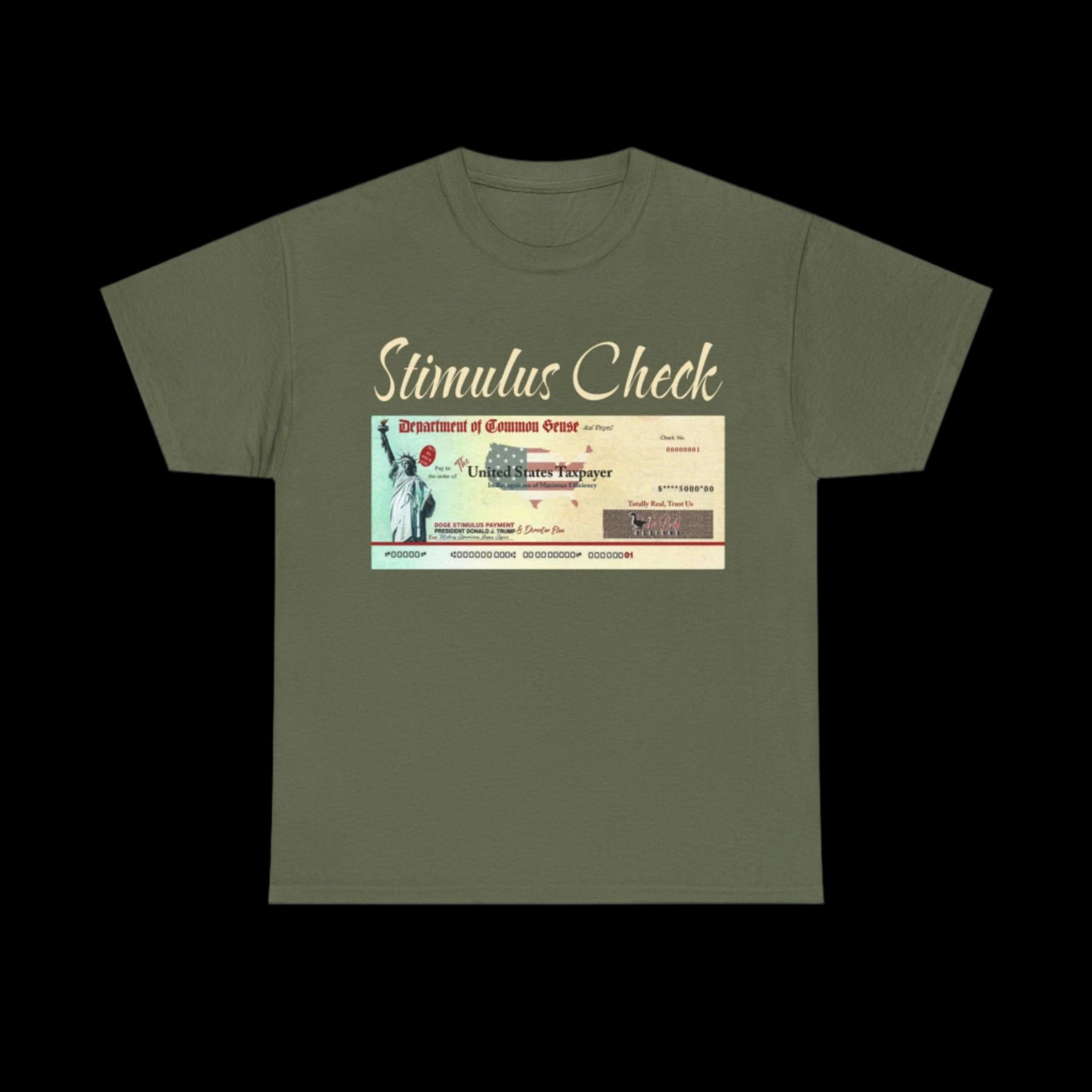Stimulus Check Custom T-Shirt