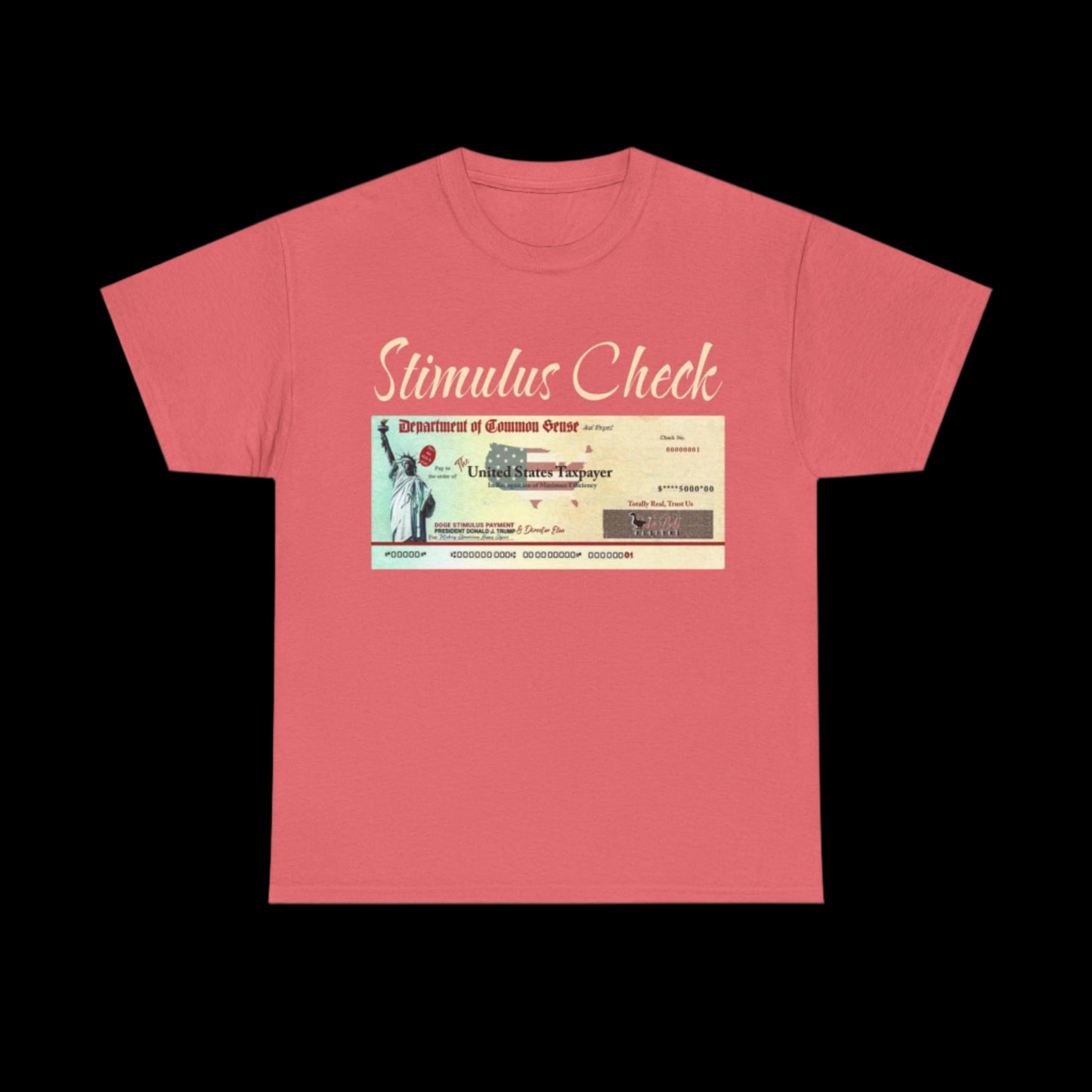 Stimulus Check Custom T-Shirt
