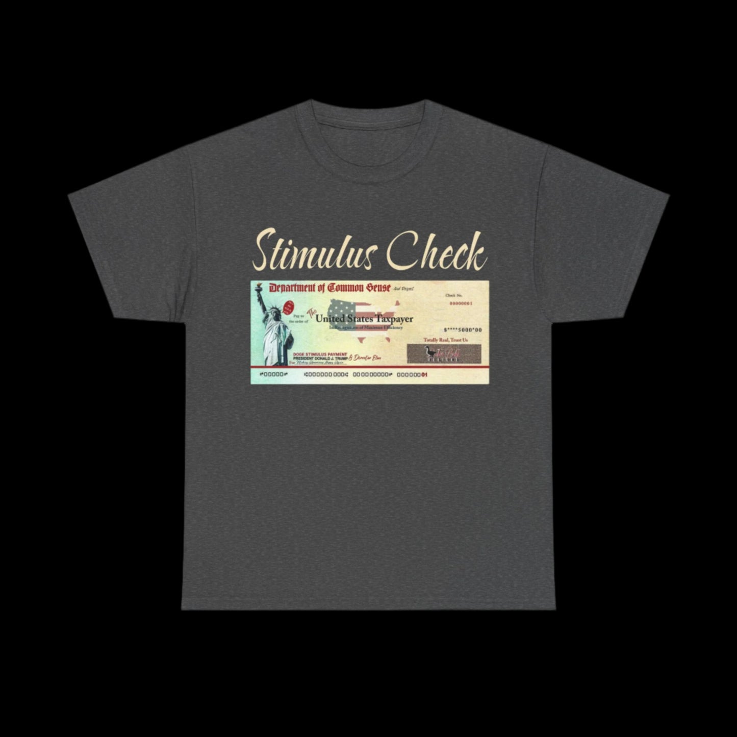 Stimulus Check Custom T-Shirt