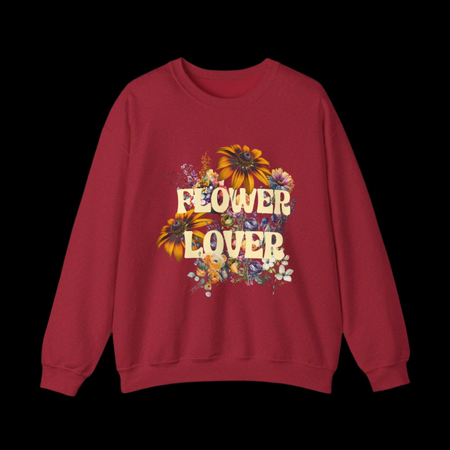 Flower Lover Custom Unisex Crewneck Sweatshirt