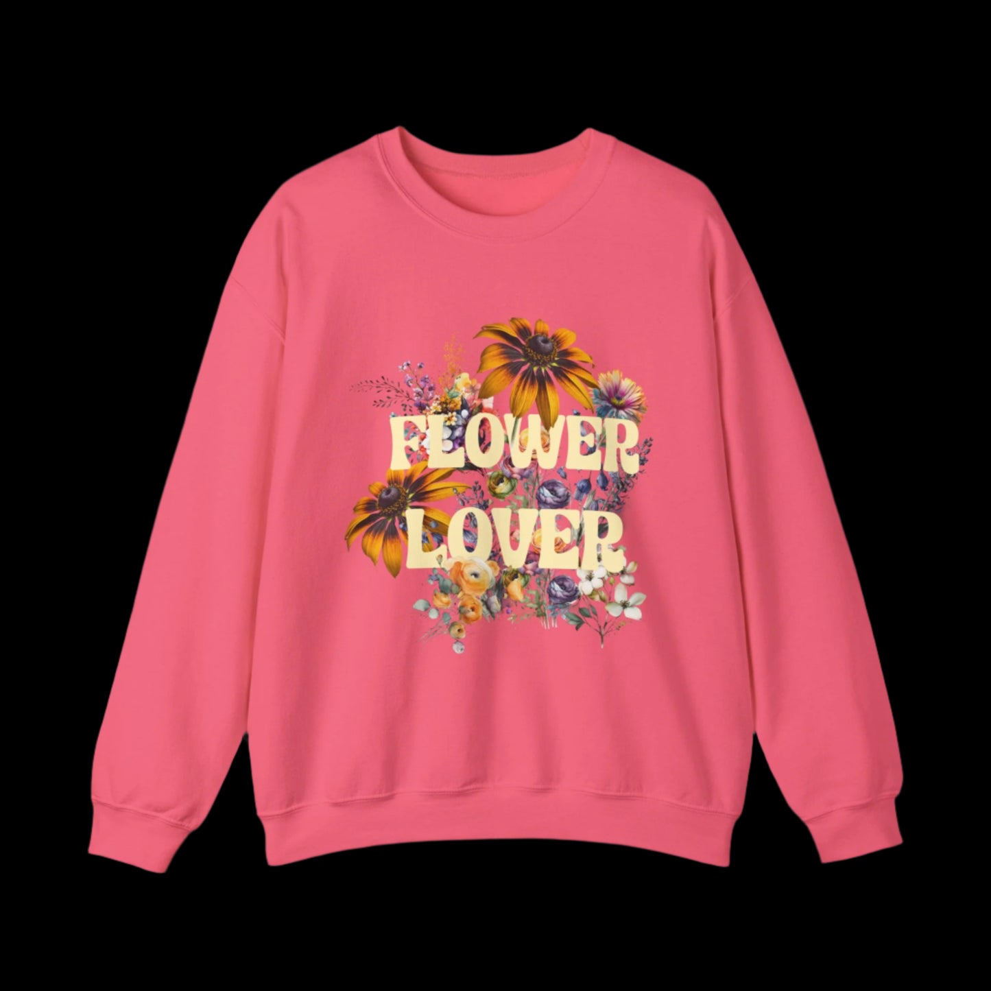 Flower Lover Custom Unisex Crewneck Sweatshirt