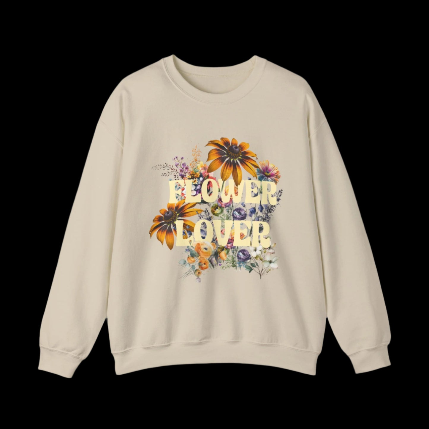 Flower Lover Custom Unisex Crewneck Sweatshirt