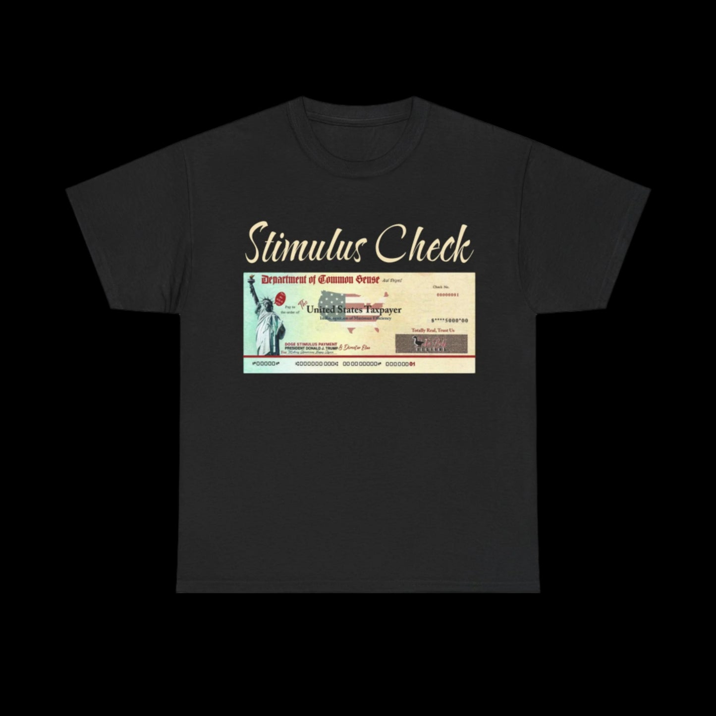 Stimulus Check Custom T-Shirt