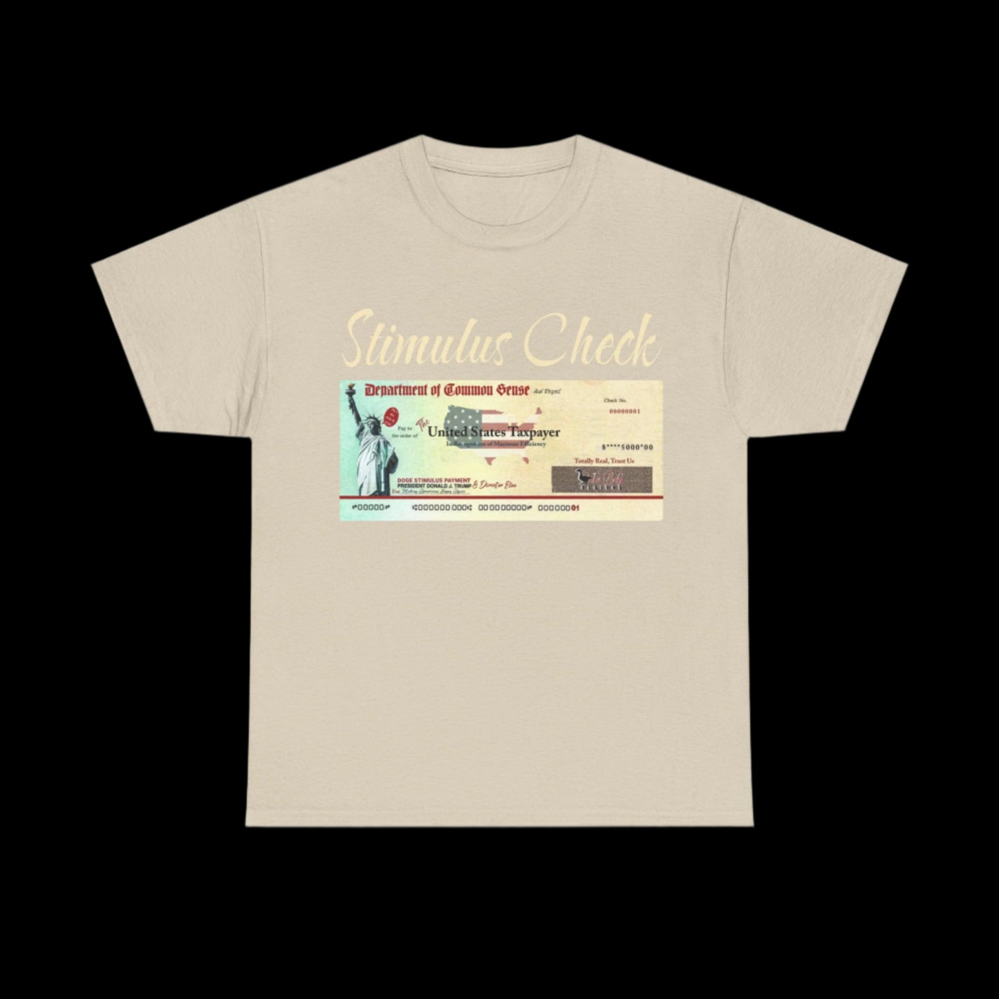 Stimulus Check Custom T-Shirt