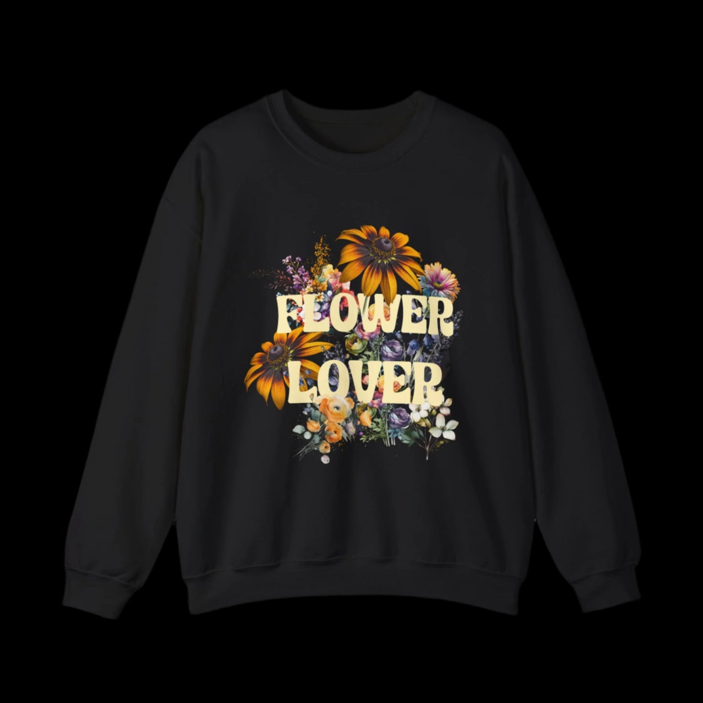 Flower Lover Custom Unisex Crewneck Sweatshirt